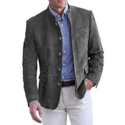 Murray | Tailored Fit Stand Collar Button Jacket
