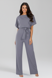 Nadia | Tie-Belt Wide-Leg Jumpsuit