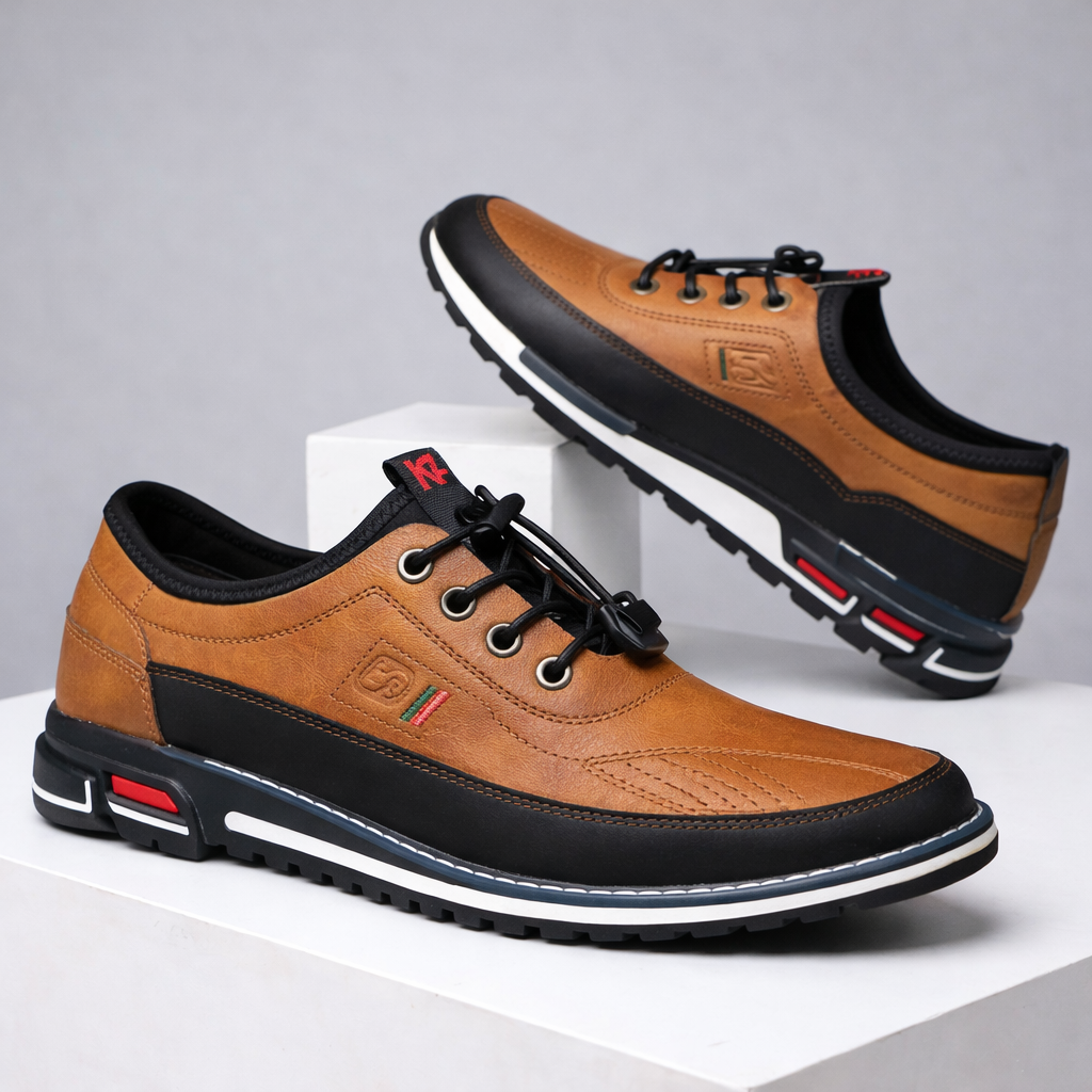 Naomi | Classic Leather Low-Top Sneakers