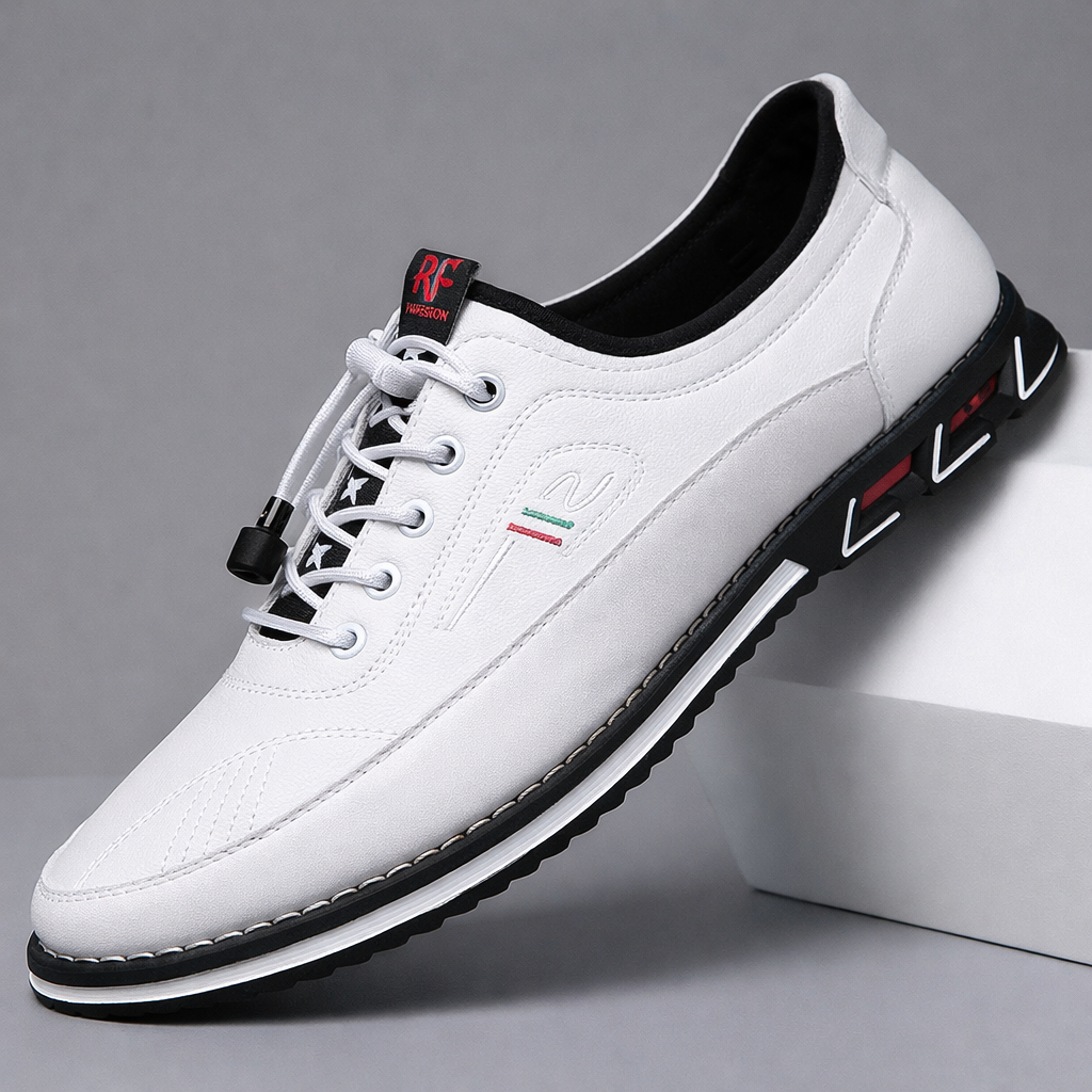 Naomi | Classic Leather Low-Top Sneakers