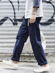 Nash | Straight Fit Cotton Casual Pants