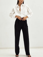 Nia | Oversized Holiday Clothes Button Down Shirt