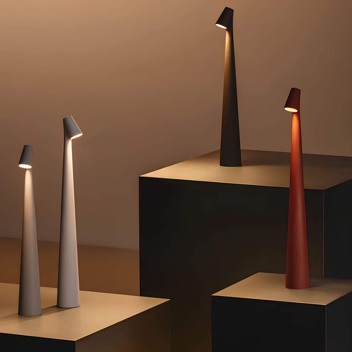 Nordic Minimalist LED Table Lamp with Dimmable Light – Ideal for Living Room or Bedroom