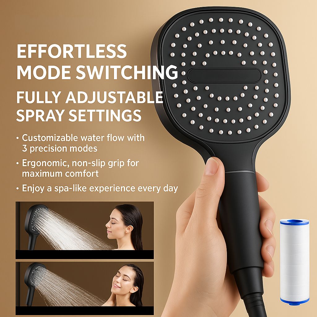 Northbrook | High-Pressure Shower Head with Turbo Boost and Filtration for Improved Water Flow