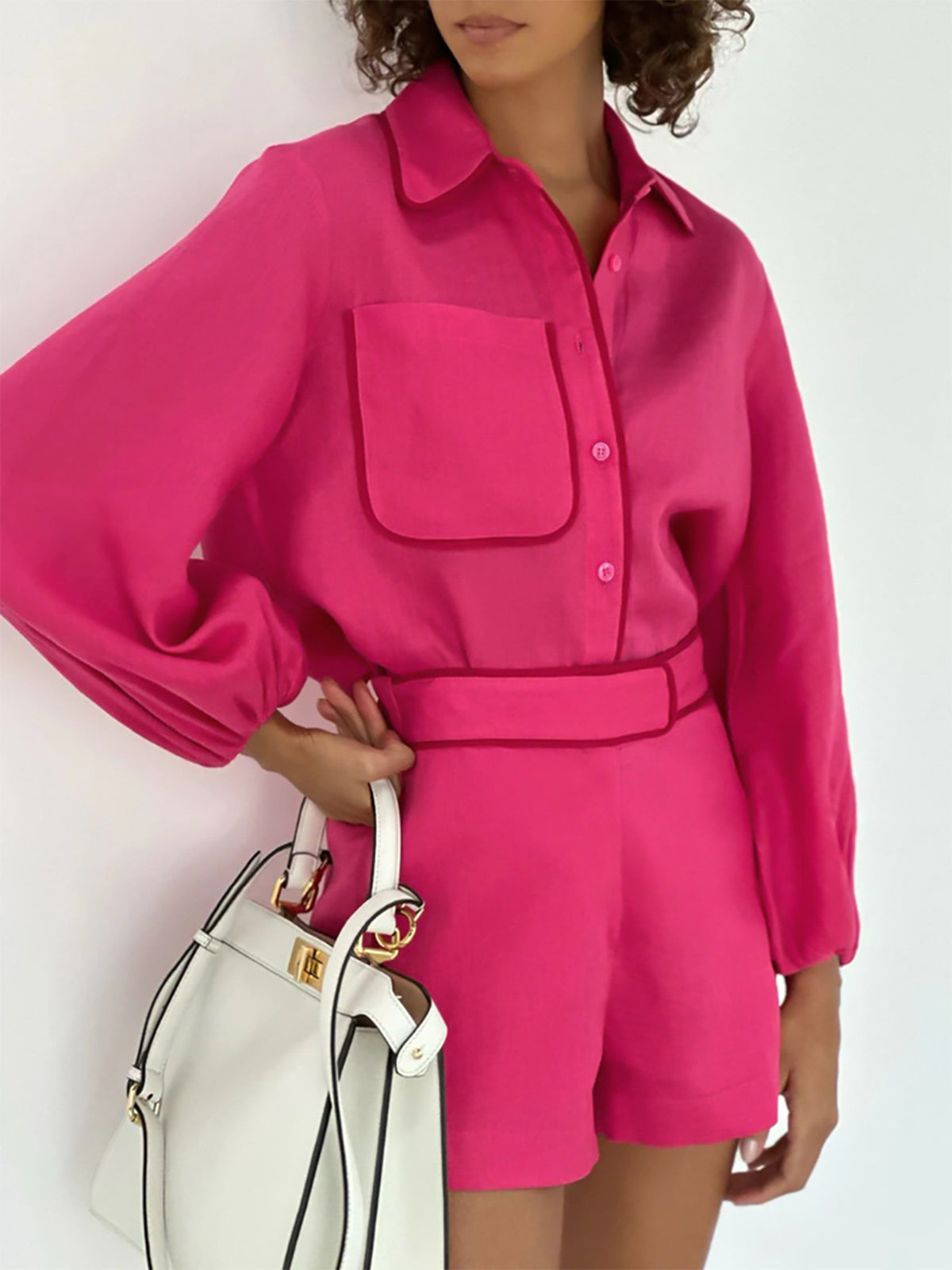 Olive | Relaxed Fit Cotton Linen Co Ord Set Women
