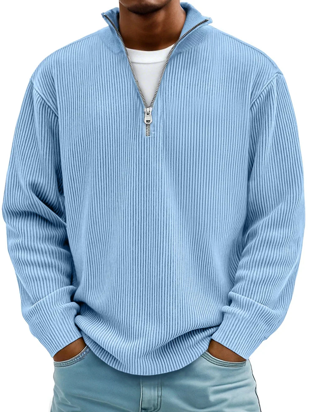 Orla | Modern Fit Half-Zip Knit Sweater