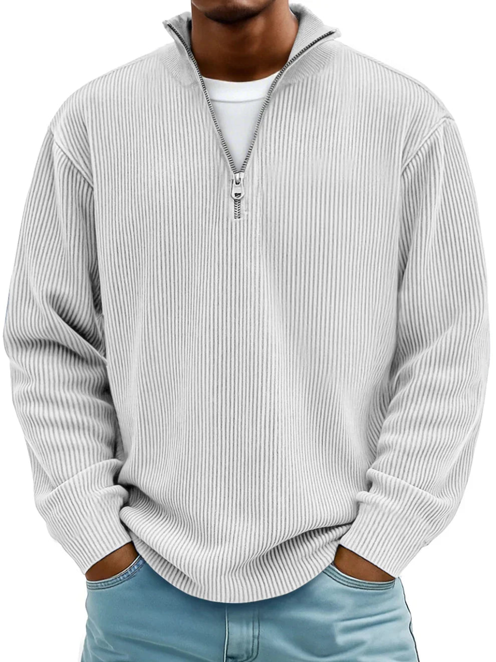 Orla | Modern Fit Half-Zip Knit Sweater