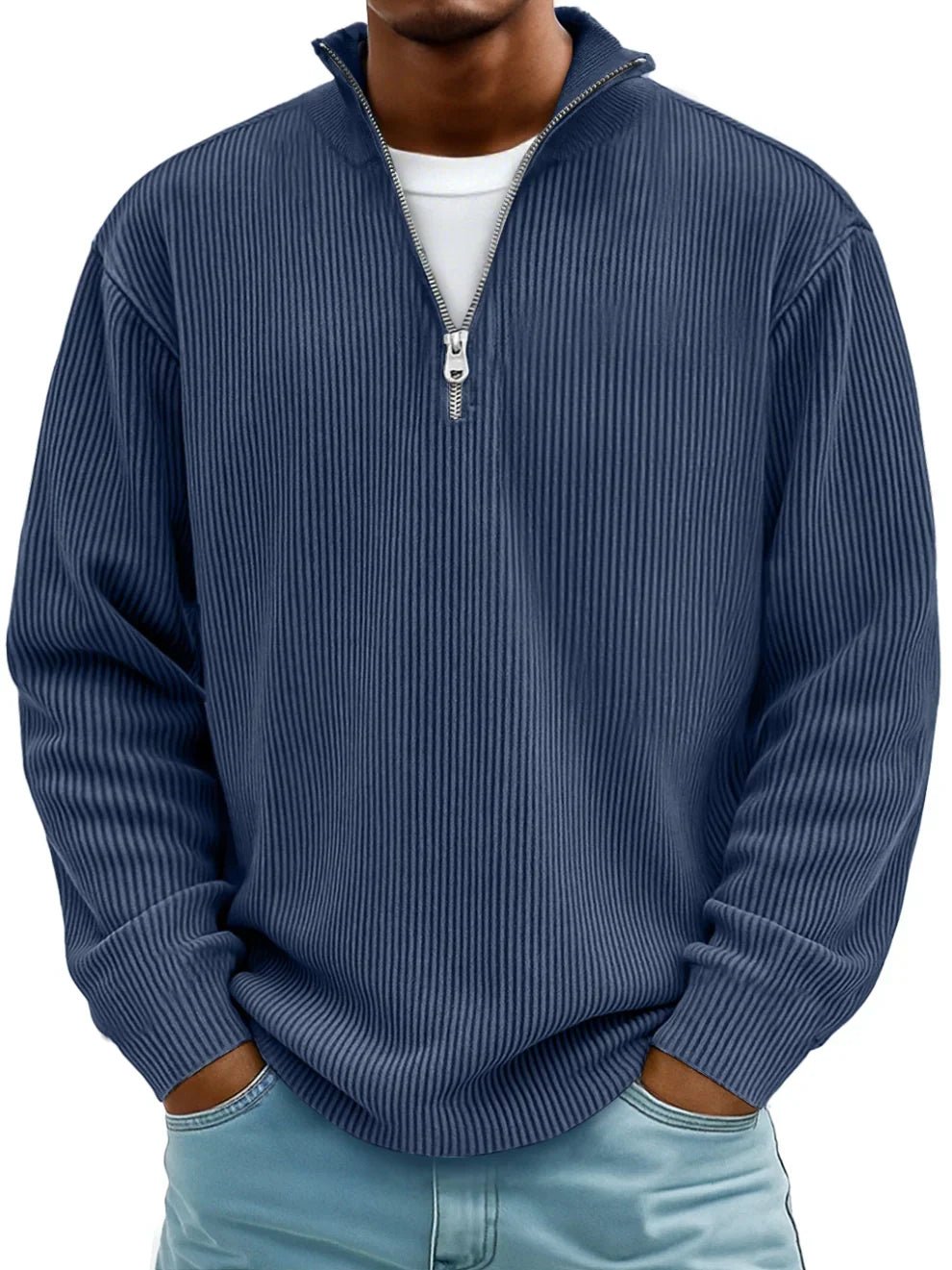 Orla | Modern Fit Half-Zip Knit Sweater