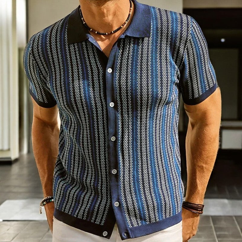 Orla | Slim Fit Herringbone Button-Down Shirt