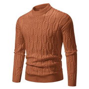 Paris | Structured Fit Cable Knit Crew Neck Sweater