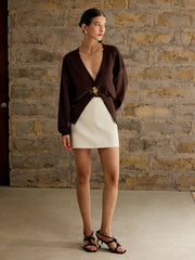 Patricia | Relaxed Fit Plain Holiday Clothes Cardigan