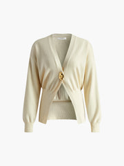 Patricia | Relaxed Fit Plain Holiday Clothes Cardigan