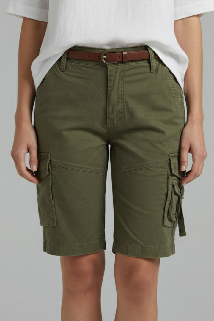 Patricia | Relaxed Fit Utility Pocket Cargo Shorts