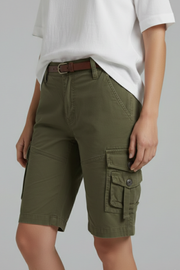 Patricia | Relaxed Fit Utility Pocket Cargo Shorts
