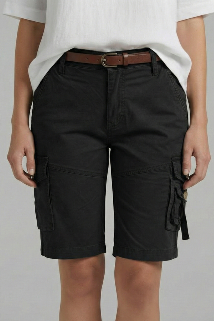 Patricia | Relaxed Fit Utility Pocket Cargo Shorts
