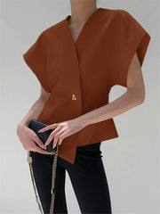 Payton | Relaxed Fit V-Neck Holiday Clothes Blouse