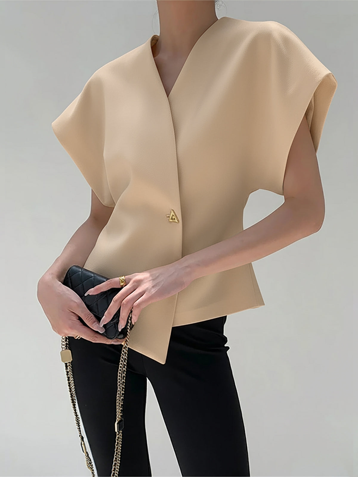 Payton | Relaxed Fit V-Neck Holiday Clothes Blouse
