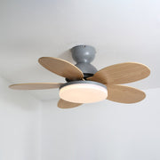 Petalo Design Ceiling Fan Light with Integrated Illumination – Ideal for Living Room or Bedroom
