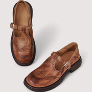 Phoebe | Rounded Toe Mary Jane Ankle Strap Shoes
