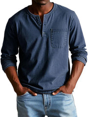 Porter | Relaxed Fit Long Sleeve Henley Shirt