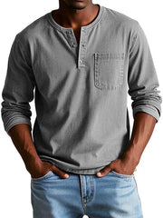 Porter | Relaxed Fit Long Sleeve Henley Shirt