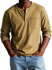 Porter | Relaxed Fit Long Sleeve Henley Shirt