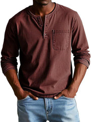 Porter | Relaxed Fit Long Sleeve Henley Shirt