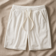 Queenie | Relaxed Fit Waffle Knit Shorts