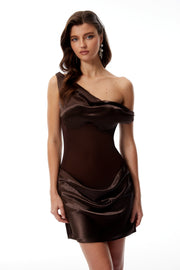 Rachel | Fitted One Shoulder Wedding Guest Dress
