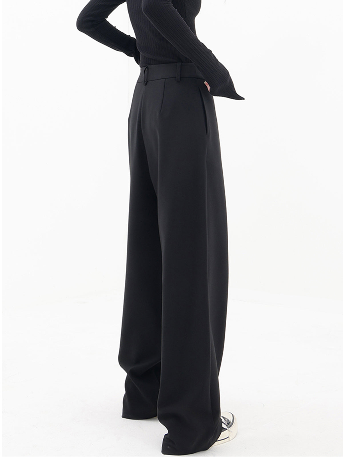 Rebecca | Asymmetrical Layer Wide Leg Pants