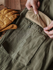 Roberta | Relaxed Fit Herringbone Twill Field Pants
