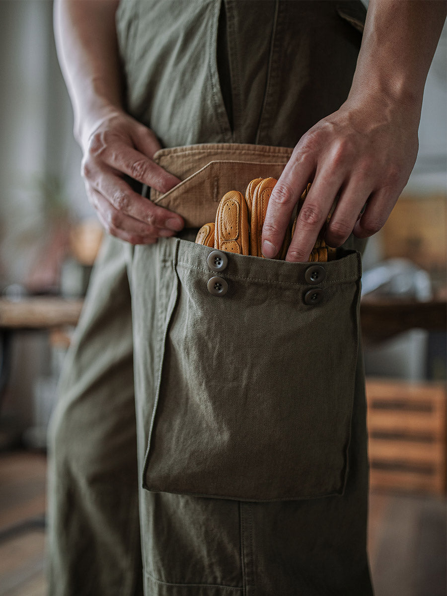 Roberta | Relaxed Fit Herringbone Twill Field Pants