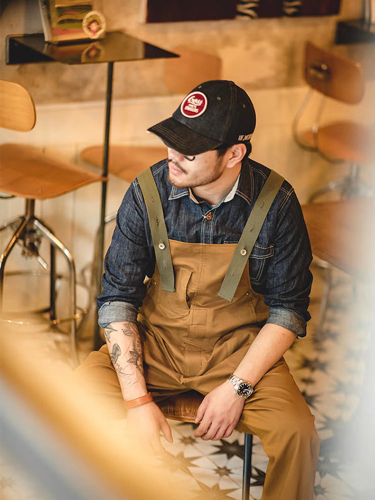 Rowan | Loose Fit Straight Leg Overalls