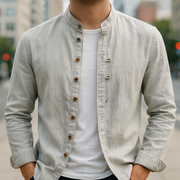 Ryan | Relaxed Fit Linen Cotton Men's T-Shirt