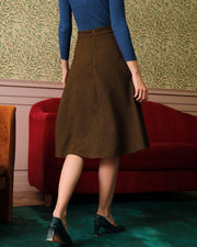 Sadie | Slim Fit High Waisted Tweed Ladies Day Skirt