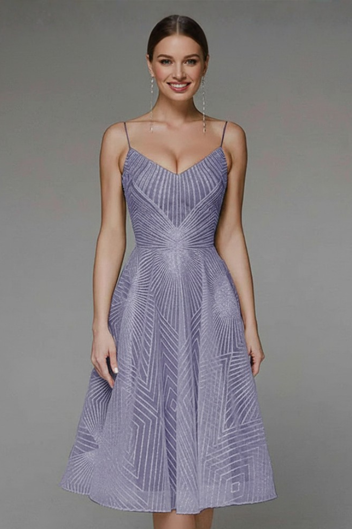 Savannah | Spaghetti Strap A-Line Midi Dress