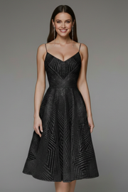 Savannah | Spaghetti Strap A-Line Midi Dress