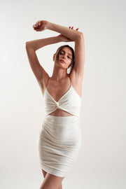 Sienna | Ruched Cut-Out Bodycon Mini Dress Concert Outfit