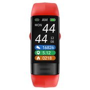 Silicone Smart Armband with ECG and Blood Pressure Monitor – Ideal for Fitness and Health Tracking