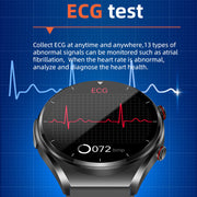 Sleek Health Monitoring Smartwatch with ECG and Blood Pressure – Ideal for Everyday Wear