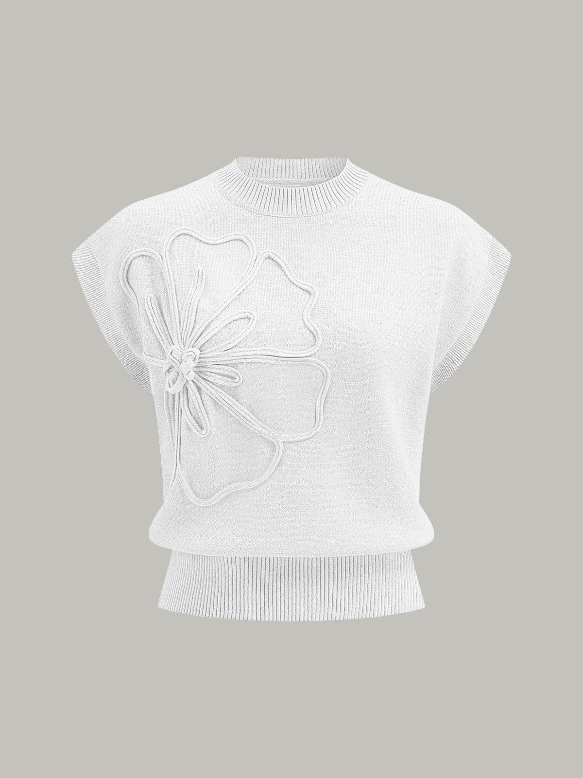 Sloane | Cap Sleeve Knit Sweater Vest
