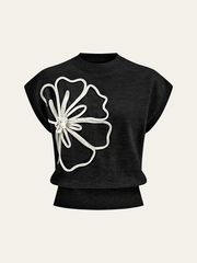 Sloane | Cap Sleeve Knit Sweater Vest