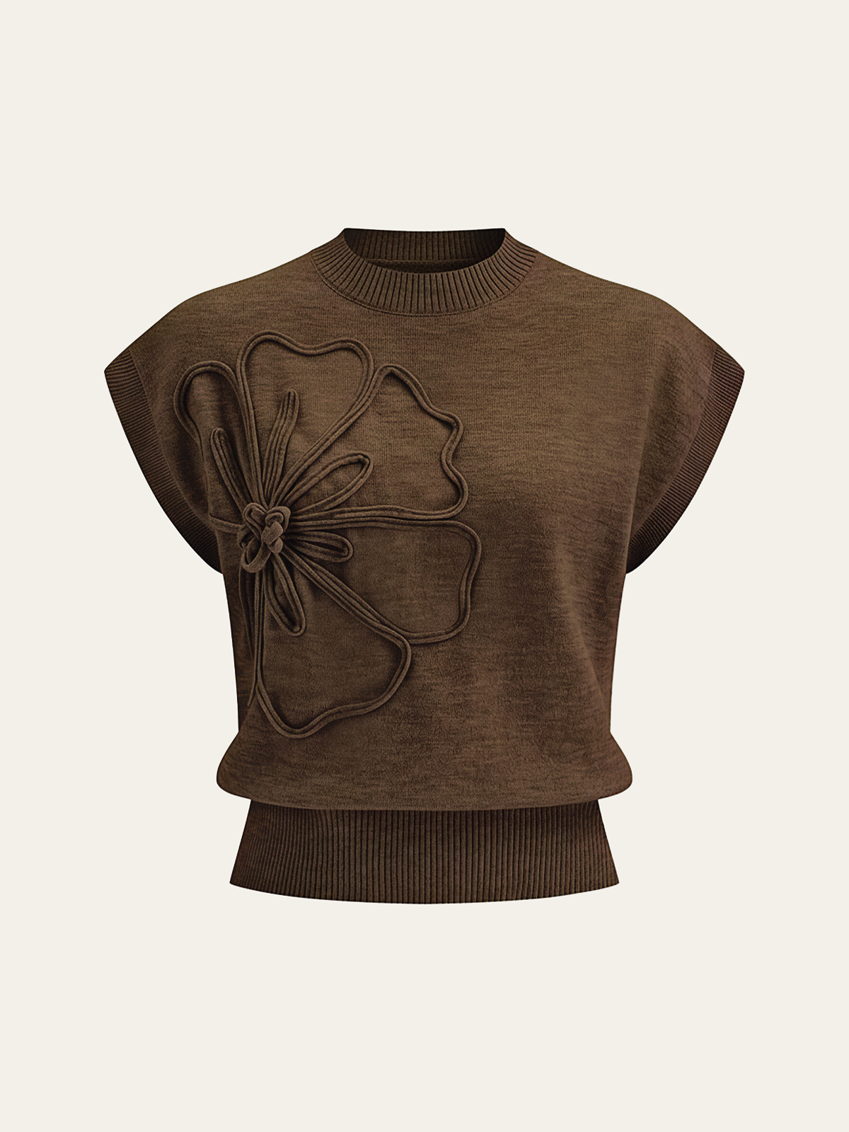 Sloane | Cap Sleeve Knit Sweater Vest