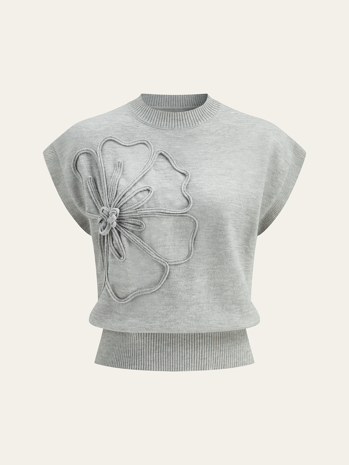 Sloane | Cap Sleeve Knit Sweater Vest