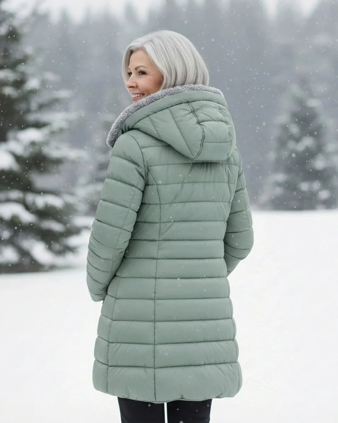 Sloane | Hooded Fleece-Lined Puffer Jacket
