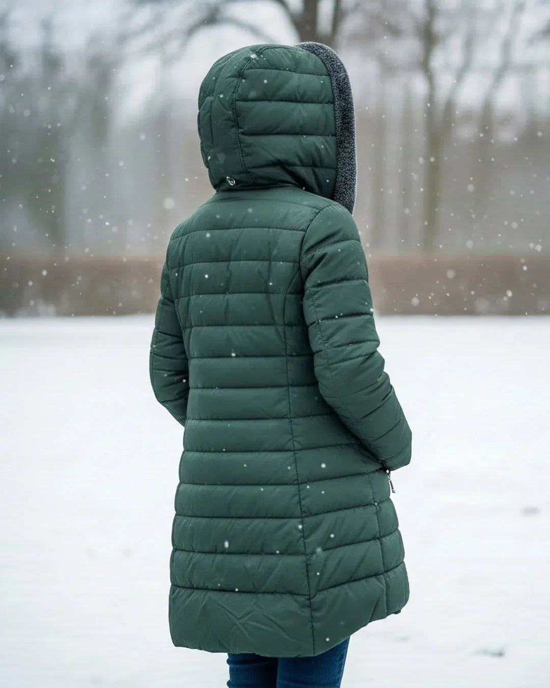 Sloane | Hooded Fleece-Lined Puffer Jacket