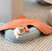 Soft Touch Leaf Design Dog Blanket with Dual Use – Ideal for Living Room or Couch