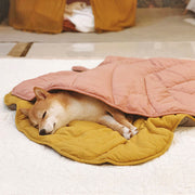 Soft Touch Leaf Design Dog Blanket with Dual Use – Ideal for Living Room or Couch