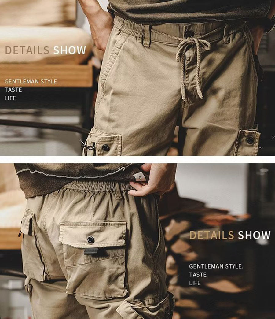 Solomon | Relaxed Fit Straight Leg Cargo Pants
