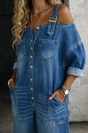 Summer | Off Shoulder Denim Dress